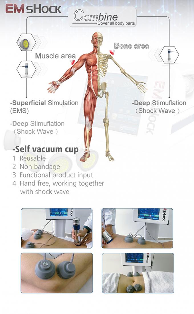 Mobile Electrical Muscle Stimulation Device , EMS Therapy Machine For Physiotherapy