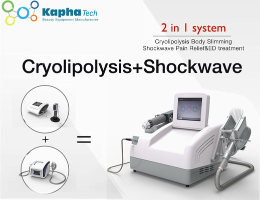 Portable ED Shockwave Cool Cryolipolysis Fat Freezing Machine