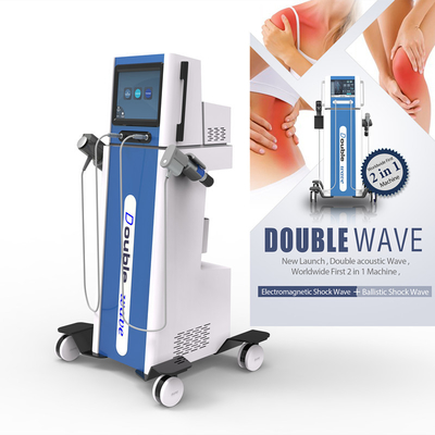 Vertical 2 In 1 Shockwave Therapy Machine Electronmagnetic System