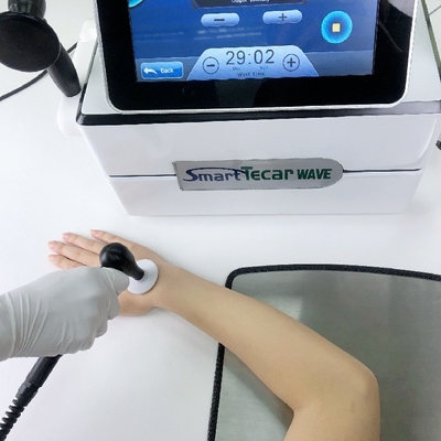 450KHZ Tecar Therapy Machine With Shockwave Body Shaping Reduce Stretch