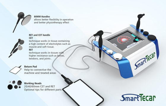 RET CET Tecar Physiotherpay Machine Body Pain Massage Induction Of Heat