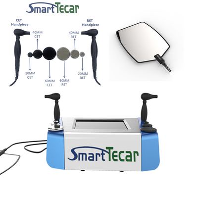 60Hz 40MM Head Tecar Therapy Machine Ankle Pain Massage RF Face Lifting