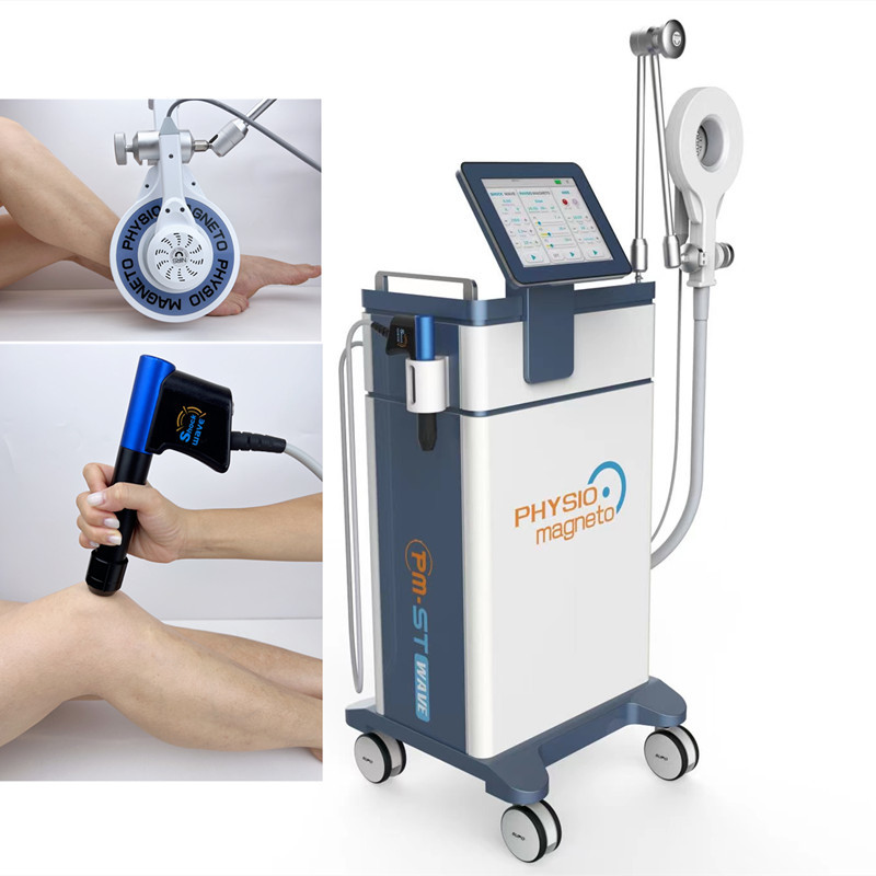 4 Tesla Physio Magneto Therapy Machine 6 Bar Pneumatic Shockwave For Bon Muscle Pain Relief