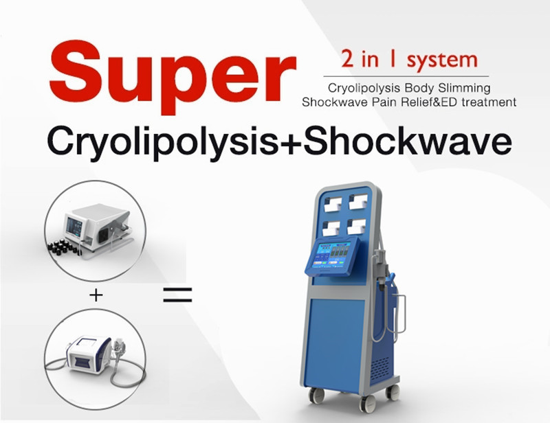 Portable Fat Freeze Cryolipolysis Shockwave Therapy Ｍachine