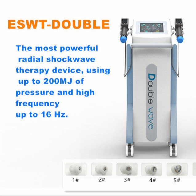 Double Channel Electromagnetic Shock Wave/Shock Wave Therapy Medical Equipment For ED ESWT Therapy Machine