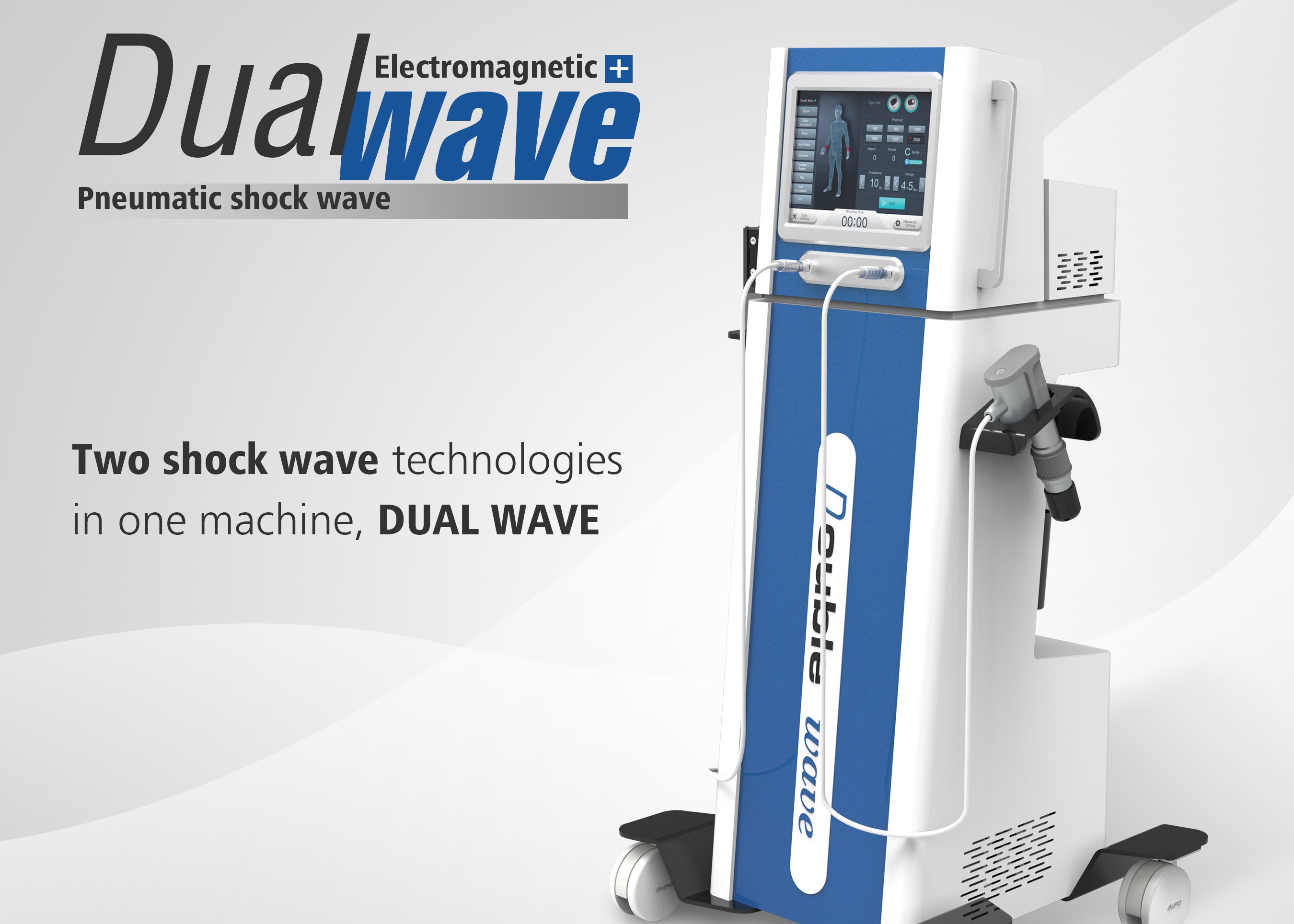 21HZ 16HZ Shock Wave Therapy Machine In Musculoskeletal Plantar Fasciitis