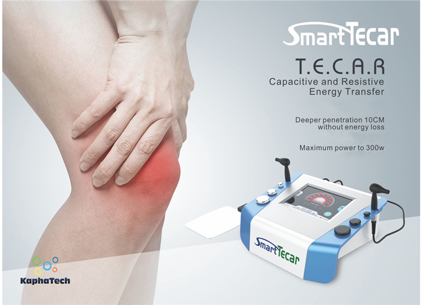 Body Massage 300khz Smart Tecar Therapy Equipment RF Heat Therapy CET RET