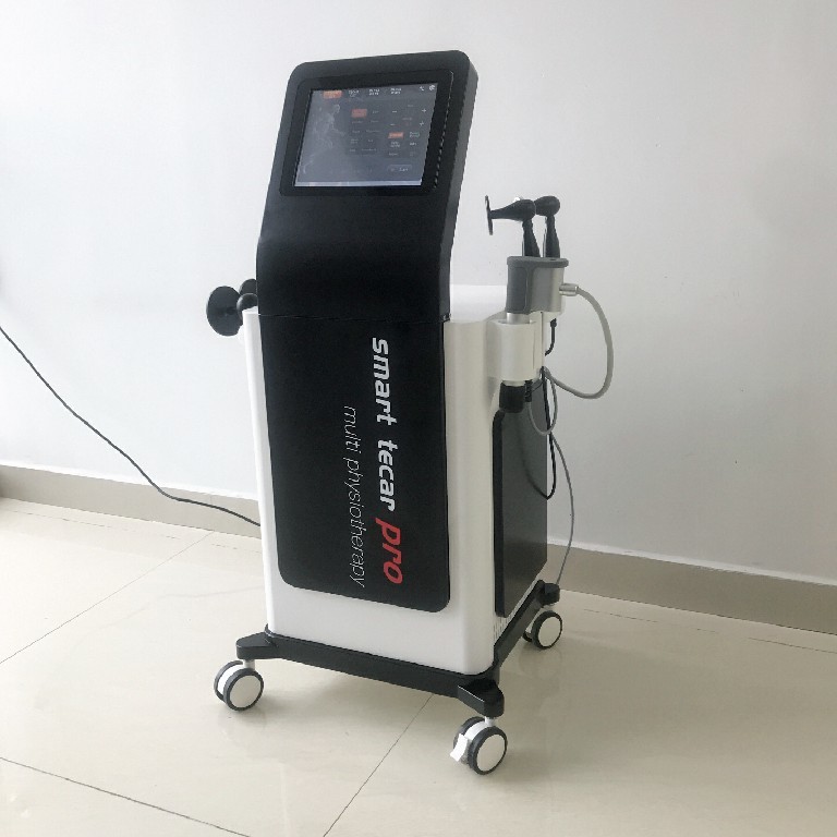 Smart Tecar Pro Diathermy ESWT Shockwave Physiotherapy Machine Ultrasound For Fascia Body Pain