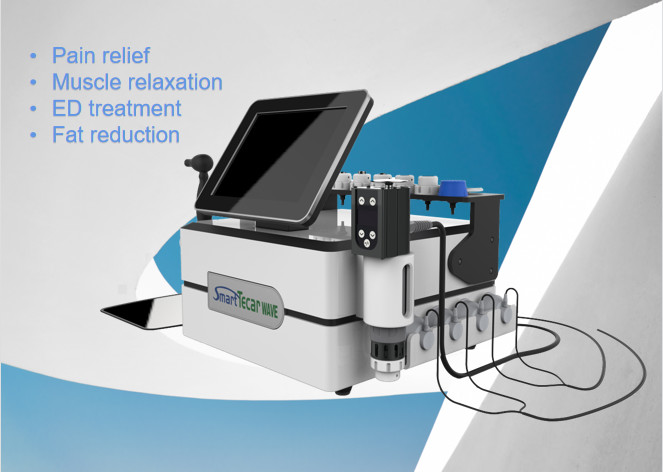 Portable EMS Tecar Shock Wave Therapy Machine For Facial Treatment/Erectile Dysfunction/Pain Relief/Rehabilitation