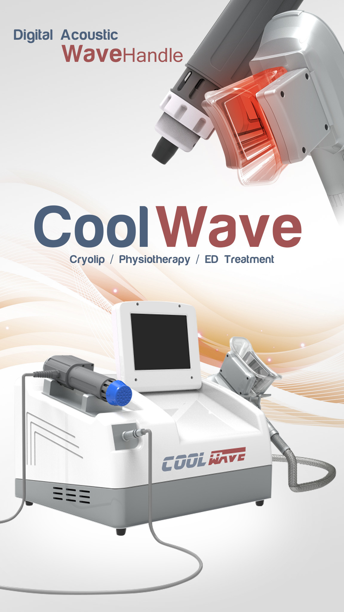 Cryolipolysis Fat Freezing Machine + Shockwave Therapy Machine Slimming Body China