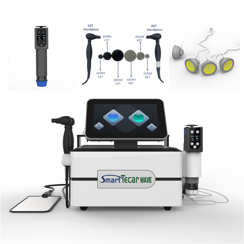Portable Tecar Shock wave Diathermy Machine Radiofrequency Physiotherapy Machine