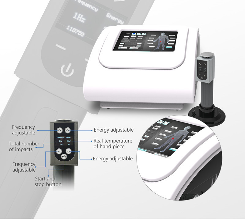 Portable Extracorporeal Shock Wave Therapy Machine For Back Pain
